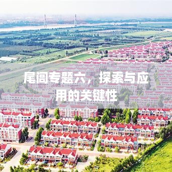 尾闾专题六，探索与应用的关键性